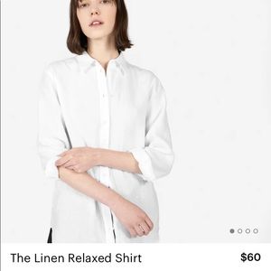 Everlane the Relaxed Linen Shirt